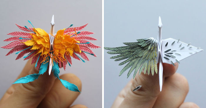 I Folded And Decorated An Origami Crane Every Day For 1000