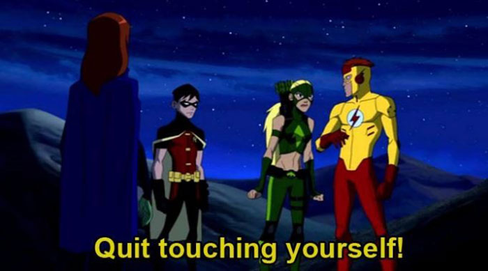 When Kid Flash Was Asked To Quit Touching Himself