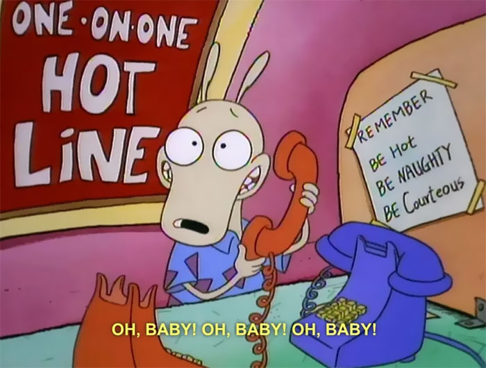 That Time Rocko Moonlighted As A Phone Sex Operator