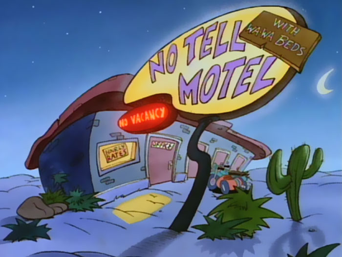 After A Tiring Day You Could Go To This Motel From Rocko's Modern Life