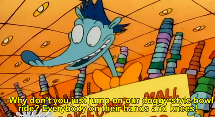That Time Rocko's Modern Life Wasn't Even Trying To Be Subtle