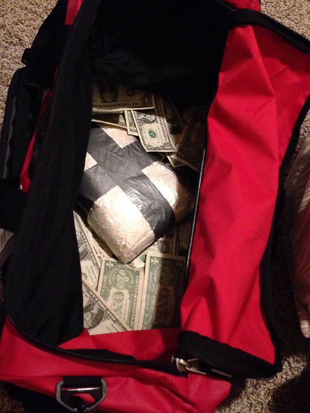Our Son Wants A Duffel Bag For Christmas. We Decided To Give Him Cash And Chocolate Chip Cookie Ingredients As Well