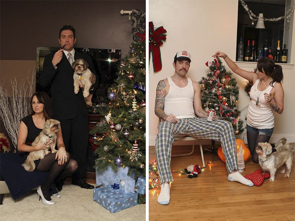 Husband And I Wanted To Make Sure We Did The Christmas Card Right This Year. I Think We Did Pretty Good