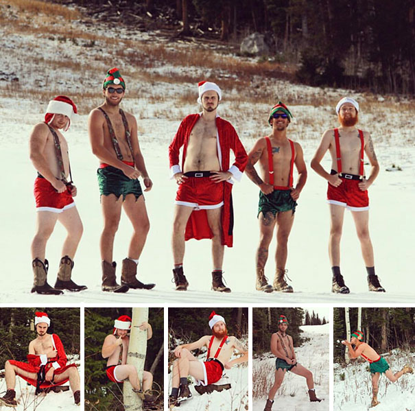 My Friend And His Roommates Took A Different Approach On A Christmas Card This Year