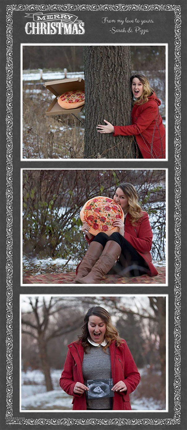 Christmas Card 2021 With Pizza