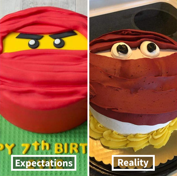 I'm Crossposting This From R/funny Since People Are Saying I Should. Ordered The Cake On The Right, For The Cake On The Left