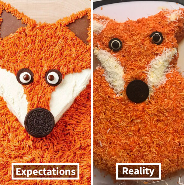 Expectations Vs. Reality: Cake Edition