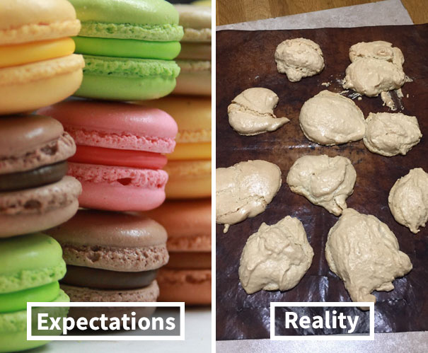 My Dad Said He'd Made Macarons. Expectation Vs. Reality. Still Tasted Divine Though