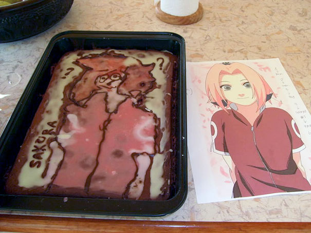 Anime Cake Fail