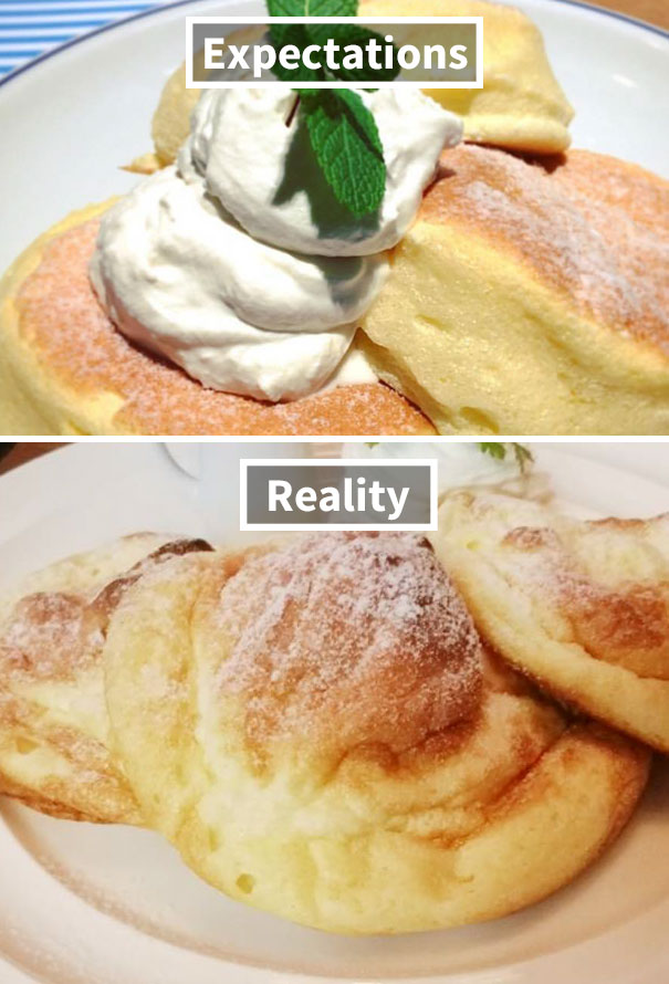 Expectation Vs. Reality Pancake Edition
