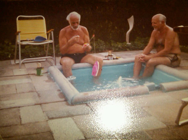 My Grandfather Used To Brag About All The Pool Parties He Went To At His Friend's Backyard Pool. Just Found An Old Photo That Revealed This Was The Pool