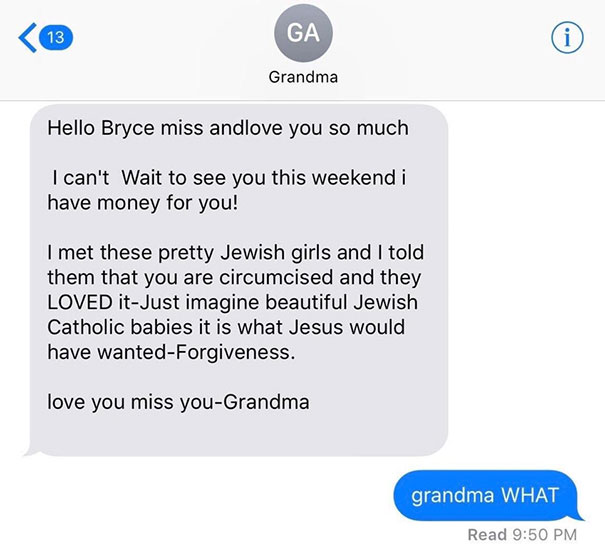 Grandma Overshares
