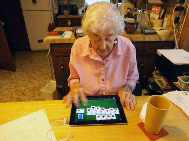 Got My Grandma An iPad. It Was The First App She Went For