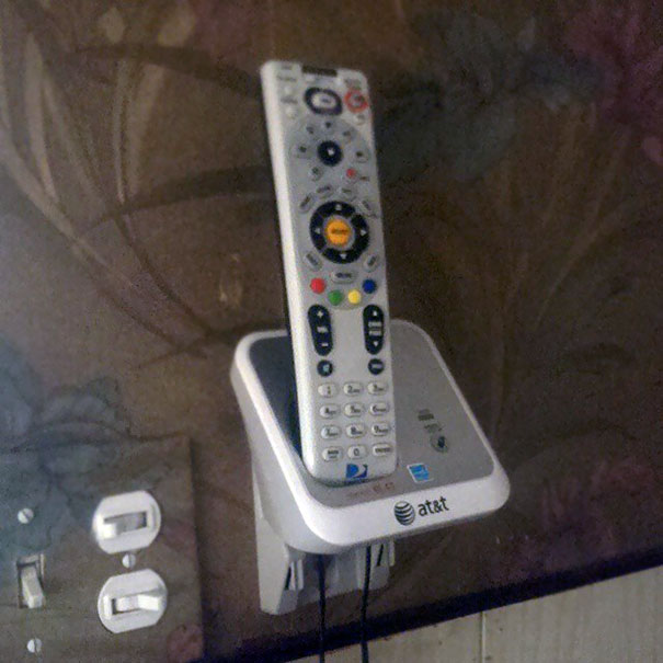 I Was Looking For The Remote For Hours At My Grandma's. I Went To Call My Mom And This Is What I Found