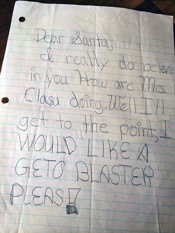 My Fiancé's Letter To Santa When She Was 6 (Said She Got It)