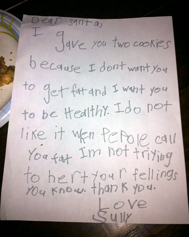 Please Read This Letter My Brother Wrote To Santa When He Was 7