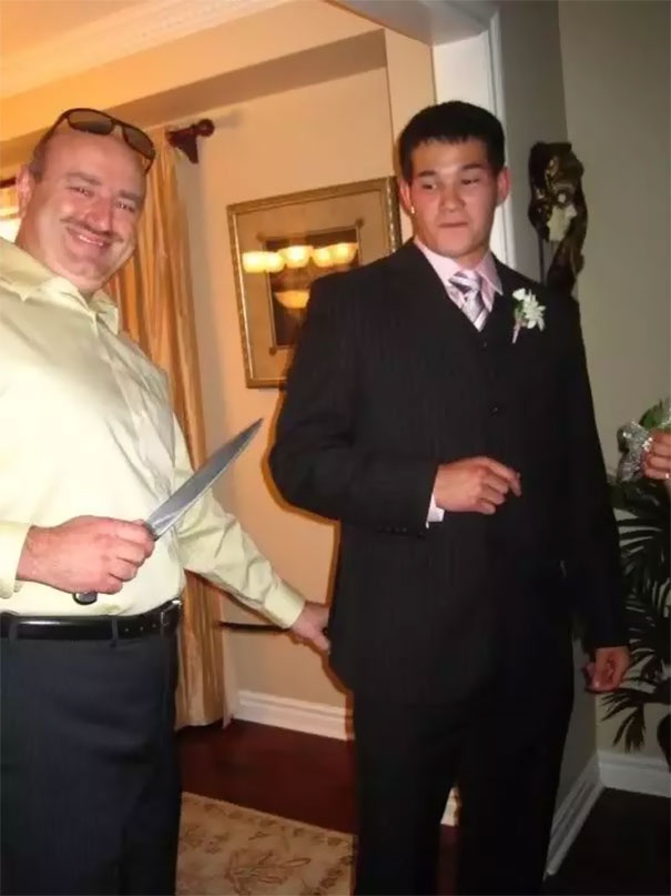 This Dad Who Offered To Help Fix His Daughter's Prom Date's Suit For Him