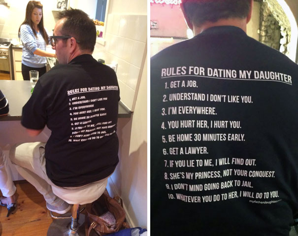 Had My Girlfriend's Parents Over For Dinner For The First Time , Her Dad Wore This