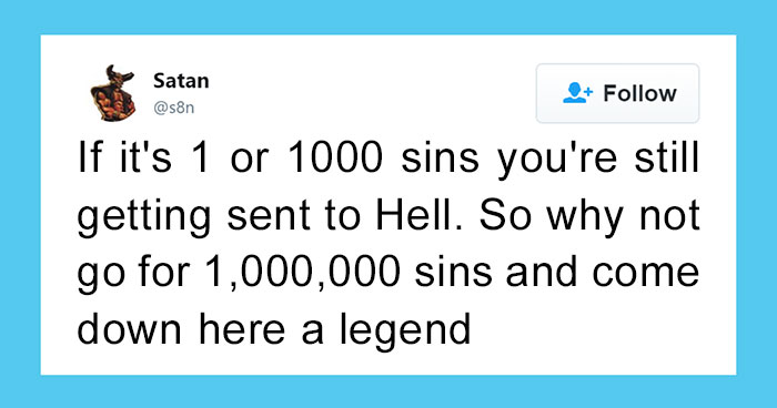 Turns Out Satan Has A Twitter Account, And It’s Hilarious As Hell