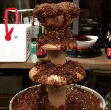 Holiday Party's Chocolate Fountain Didn't Work Out Great