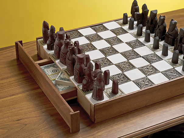 Secret Compartment Chess Board