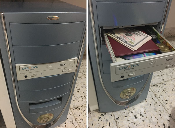 Computer Secret Compartment