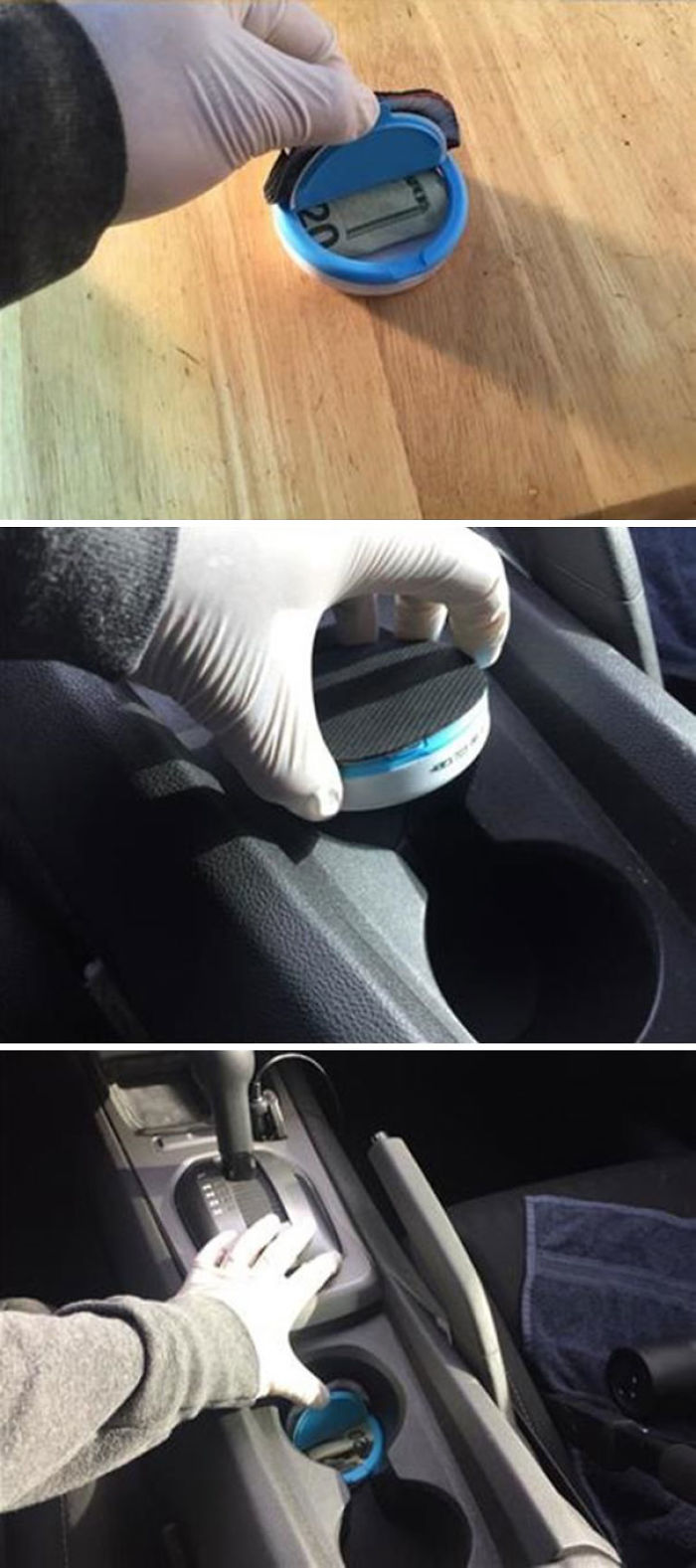 Para esconder cosas en el coche