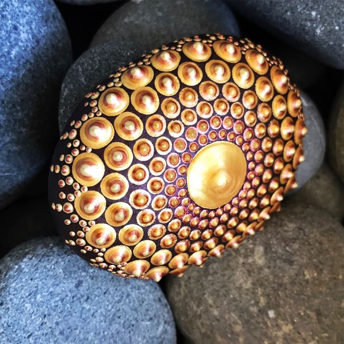 Tactile Art: I Create 3d Mandala Stones