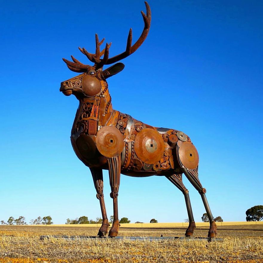 +10 Amazing Metal Sculptures From Australian Artist