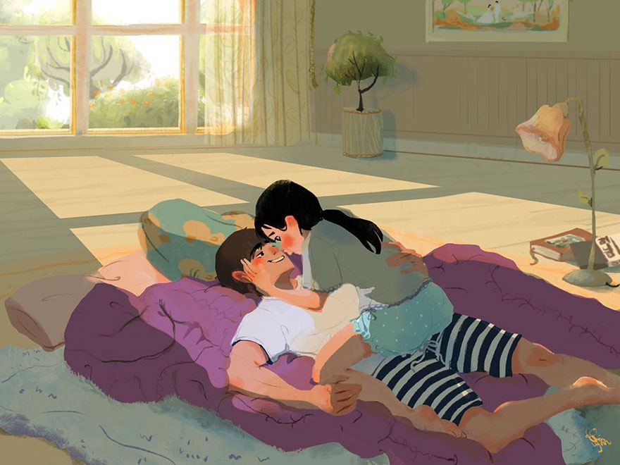 7 Sweet Illustrations Show That Love Is In The Little Things