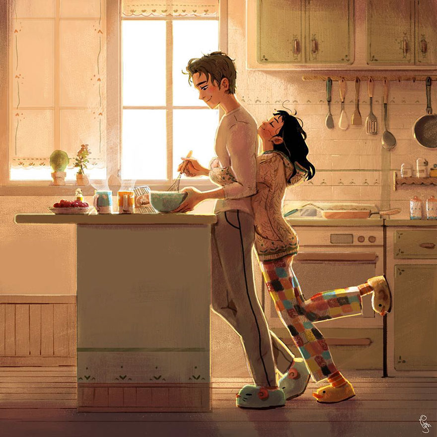 7 Sweet Illustrations Show That Love Is In The Little Things