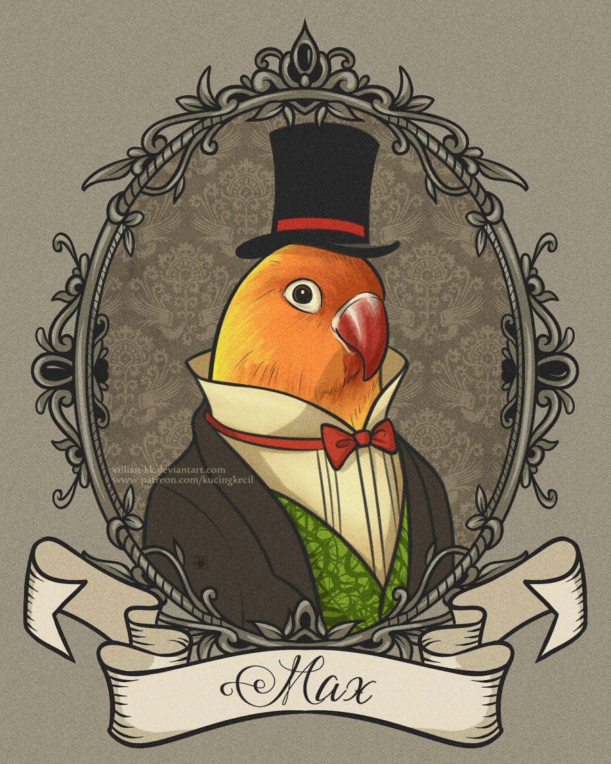 You Cannot Be Cooler Than This Aristocrat Loving Bird