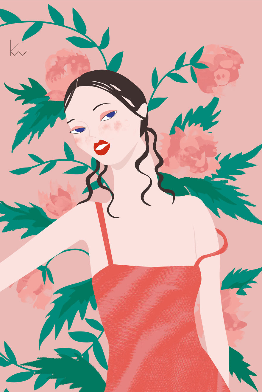 Fashion Illustration By Kasia Worek