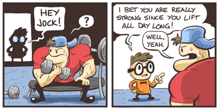 5 Nerd And Jock Comics With Unexpected Endings