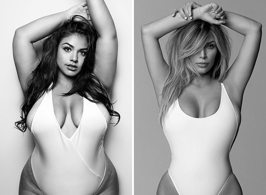 Black plus size nude women model This Is What Happens When A Plus Size Model Tries To Recreate Gigi Hadid S Nude Photo Shoot Bored Panda