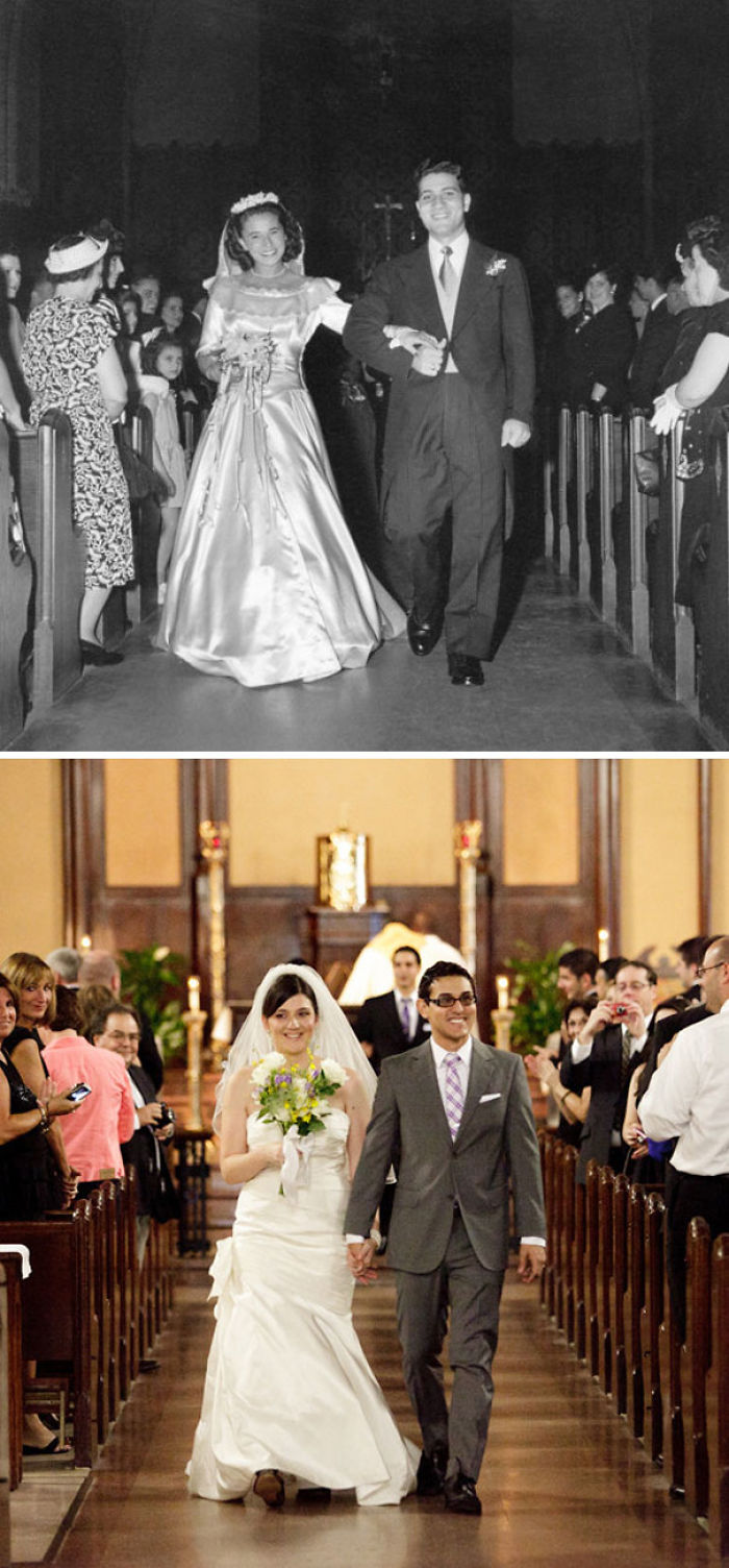 Mi marido y yo nos casamos en la misma iglesia que sus abuelos