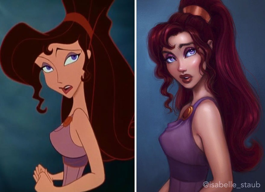 Illustrator Repaints Famous Cartoon Characters In Her Unique Style, And  They Look Better Than Original
