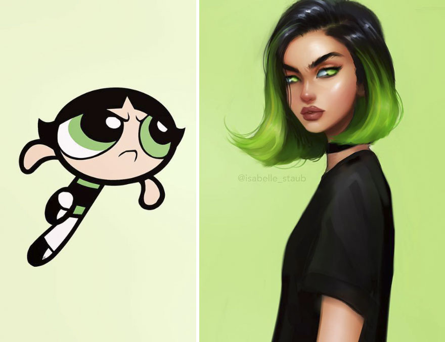 Illustrator Repaints Disney And Other Cartoon Characters In Her Unique  Style, And They Look Better Than Original | Bored Panda