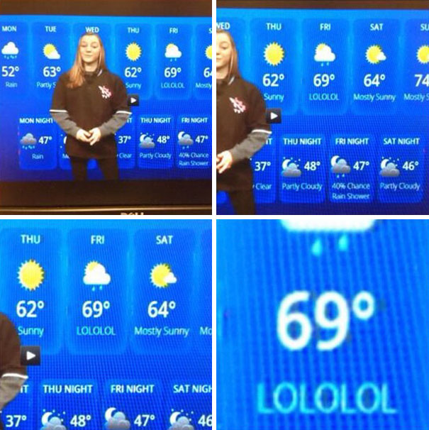 So This Happened In My High School's Weather Broadcast