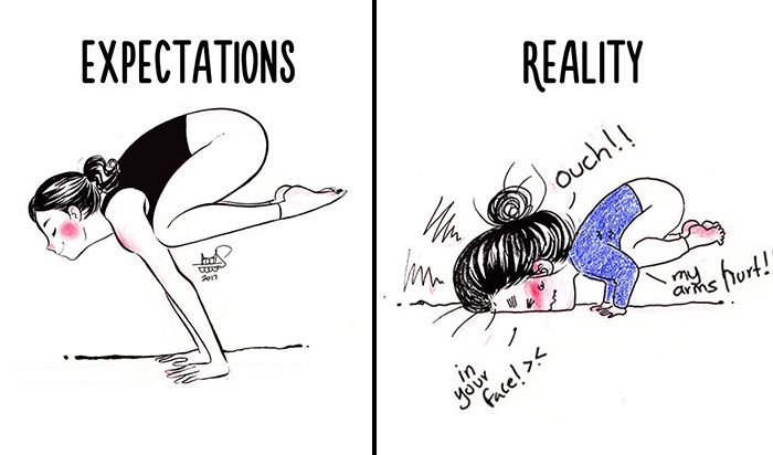 Yoga Expectations Vs Reality: I Started Learning Yoga And It Was Nothing Like I Imagined