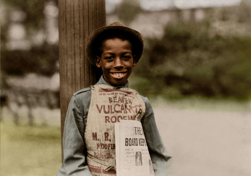 I’ve Colourised These 100+ Year Old Photos Of American Child Labour, And Here's The Result