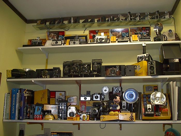 I Collect Kodak Cameras. This Is Part Of My Collection Of About 300, Dating Back To The Late 1800s.