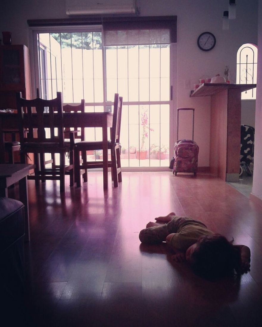 Sleeping Beauty On The Floor