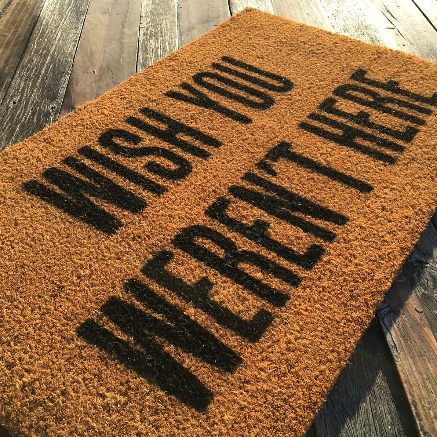 15 Highly Offensive Doormats For Individuals Who Don't Give A F**k! | Bored  Panda