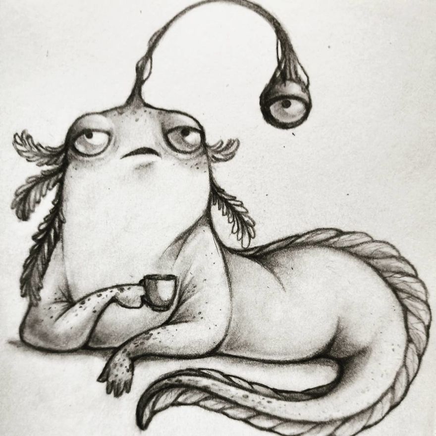 Student Draws Friendly Monsters And They Are Amazing