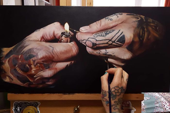 The Realistic Tattooed Paintings Of This Artist Will Impress You