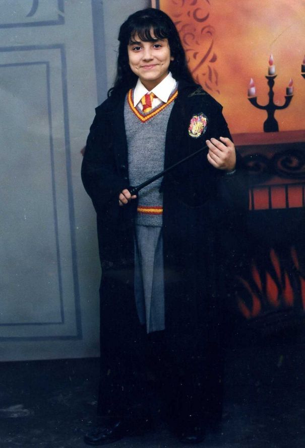 2002 - The Year I Met Harry Potter :) We Bought The Shirt And Skirt, But The Rest Of The Costume Was Made By My Mom :)