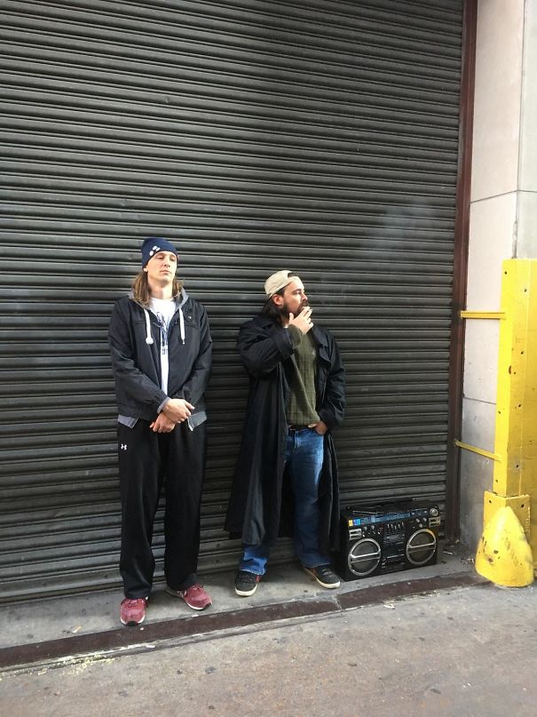 Amazing Jay And Silent Bob Cosplay I Saw At Work