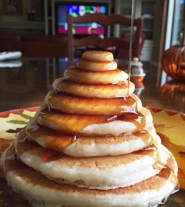 This Perfect Pyramid Of Pancakes