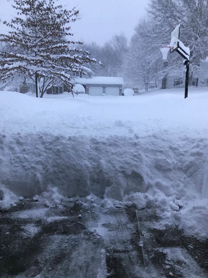 Erie: 135 cms de nieve en 30 horas